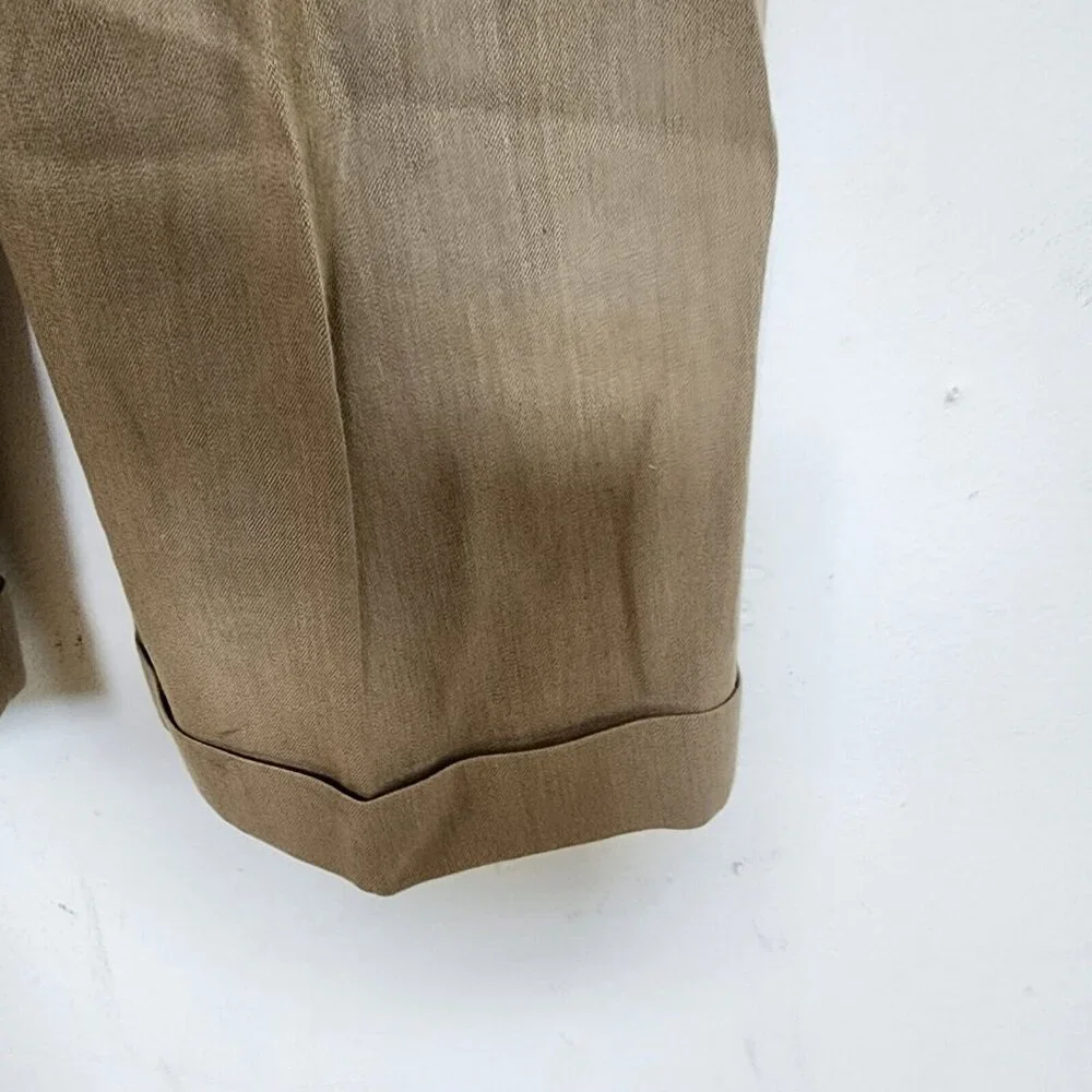 Banana Republic 38L Mens Pants Linen Wool Cotton Blend 35